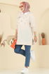 Tunic 102OZN1046-MS Beige - Thumbnail
