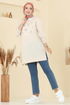 Tunic 102OZN1046-MS Beige - Thumbnail