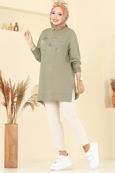 O.Z.N. - Tunic 102OZN1046-MS Khaki