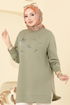 Tunic 102OZN1046-MS Khaki - Thumbnail