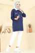 Tunic 102OZN1046-MS Navy Blue - Thumbnail