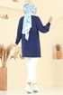 بلوز كحلي 102OZN1046-MS - Thumbnail