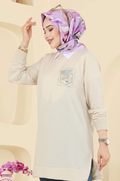 O.Z.N. - Tunic 104OZN1046-MS Stone