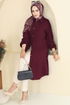Tunic 2001ERK1158-MS Burgundy - Thumbnail