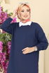 Tunic 20455ETT926-MS Navy Blue - Thumbnail
