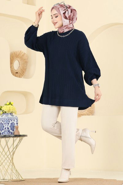U.Z. - Tunic 2199UZ662-MS Navy Blue