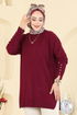 Tunic 2425UZ662-MS Burgundy - Thumbnail