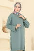 بلوز أخضر باهت 2716AYD574-MS - Thumbnail