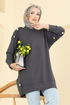 بلوز رمادي غامق 2727AYD574-MS - Thumbnail
