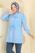 Tunic 287ASN888-MS Baby Blue - Thumbnail