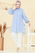 Tunic 3055KTR750-MS Baby Blue - Thumbnail