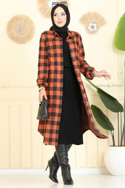 K.T.R. - Tunic 3062KTR750-MS Pattern3 Oranj