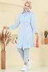 Tunic 3063KTR750-MS Baby Blue - Thumbnail