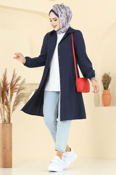 K.T.R. - Tunic 3063KTR750-MS Navy Blue