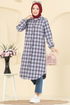 Tunic 3068KTR750-MS Navy Blue&Ecru - Thumbnail