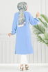Tunic 3123HBS856-MS Baby Blue - Thumbnail
