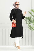 H.B.S. - Tunic 3123HBS856-MS Black