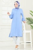 H.B.S. - Tunic 3124HBS856-MS Baby Blue