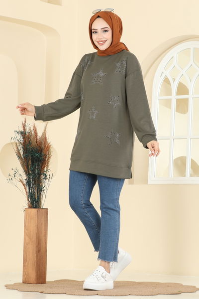 H.B.S. - Tunic 3225HBS856-MS Khaki - 416023