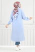 Tunic 4095PM271-MS Baby Blue - Thumbnail