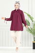 Tunic 4101PM1063-M Burgundy - Thumbnail
