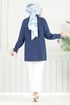 Tunic 4101PM1063-M Navy Blue - Thumbnail