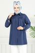 Tunic 4101PM1063-M Navy Blue - Thumbnail