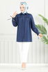 Tunic 4101PM1063-M Navy Blue - Thumbnail