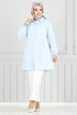 Tunic 4449KTR927-M Baby Blue - Thumbnail