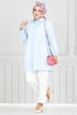 Tunic 4449KTR927-M Baby Blue - Thumbnail