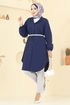 Tunic 4517PM271-MS Navy Blue - Thumbnail