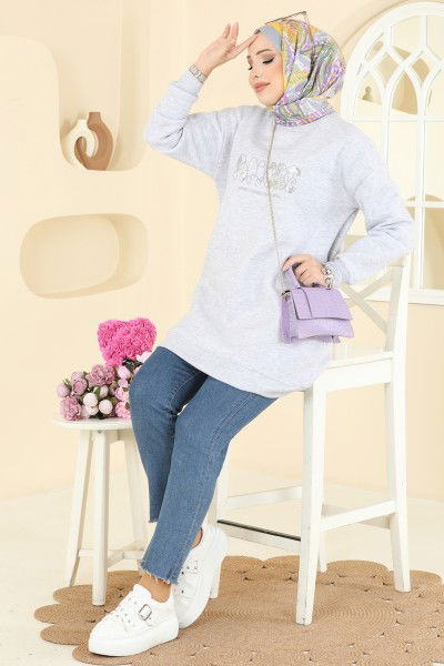 T.E.G. - Tunic 5279TEG847-MS Gray