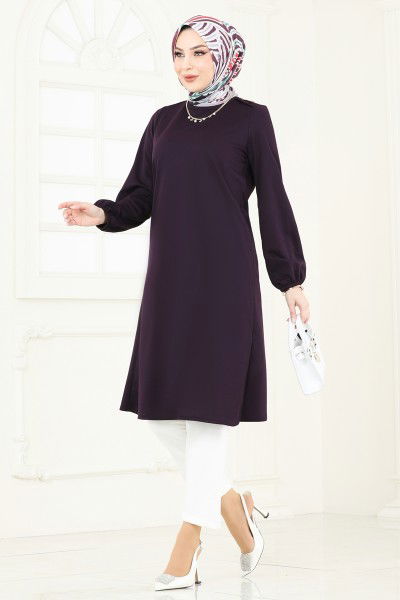 M.H. - Tunic 7777MH427-MS Purple
