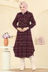 Tunic 9052S324-MS Burgundy - Thumbnail