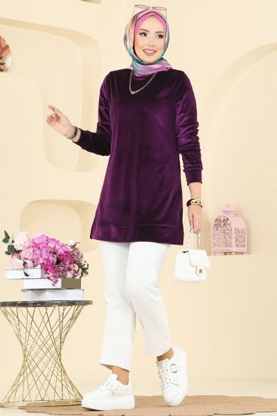 A.S.M. - Tunic ASM2833-MS Damson