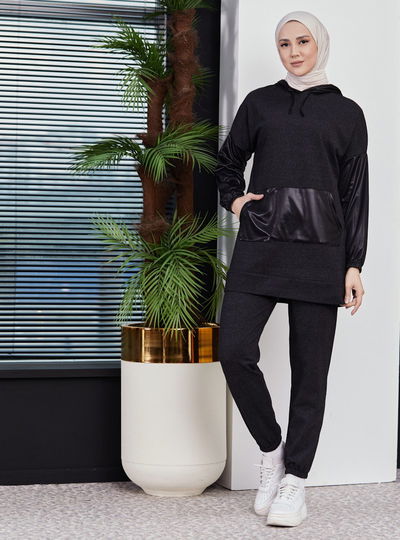 TFS - Tunik Pantolon Antrasit TFS3472