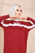 Tunik Pantolon Bordo TFS8412 - Thumbnail