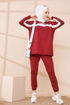 Tunik Pantolon Bordo TFS8412 - Thumbnail