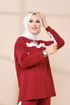 Tunik Pantolon Bordo TFS8412 - Thumbnail