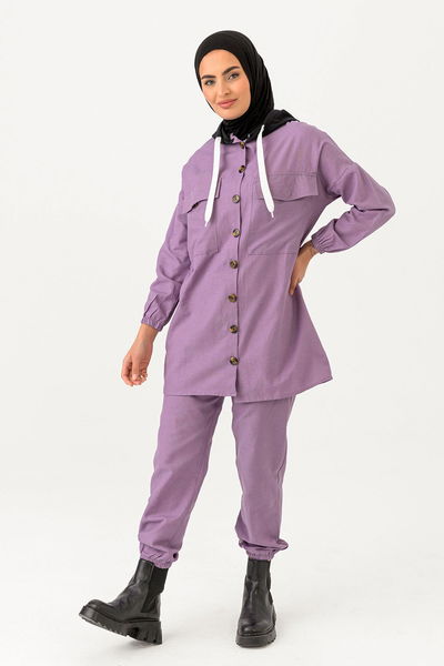 TFS - Tunik Pantolon Mor TFS3535