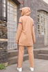 Tunika Hosen Beige TFS2796 - Thumbnail