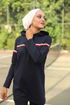 Tunika Hosen Dunkelblau TFS2796 - Thumbnail
