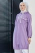 Tunika Hosen Purpur TFS3575 - Thumbnail