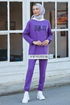 Tunika Hosen Purpur TFS3926 - Thumbnail