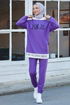 Tunika Hosen Purpur TFS3926 - Thumbnail