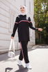Tunika Hosen Schwarz TFS2796 - Thumbnail