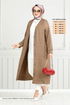 V Collared Linen Cap 1839LNA1042-M Dark Vision - Thumbnail