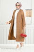 V Collared Linen Cap 1839LNA1042-M Dark Vision - Thumbnail