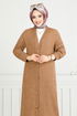 V Collared Linen Cap 1839LNA1042-M Dark Vision - Thumbnail
