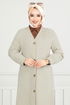V Collared Linen Cap 1839LNA1042-M The Stone - Thumbnail